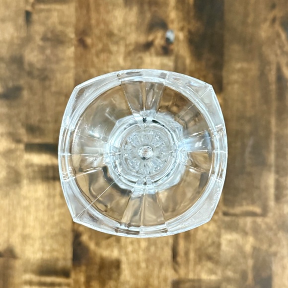 Cristal d'Arques 24% Lead Crystal Vase, Square Cut, France - Picture 4 of 6